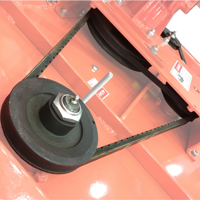 Double belt transmission